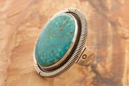 Sterling Silver Bird's Eye Kingman Turquoise Ring